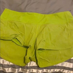 Lulu lemon shorts size 6